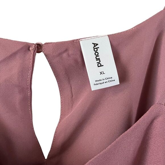 Abound camisole cropped tank top ladies size xl mauve cami - Picture 2 of 7